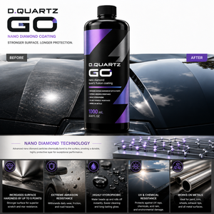 D.QUARTZ GO Car <b>Paint</b> Metal Wheels & Trim 1000ml Hydrophobic High Gloss Abrasion Resistant Protective Coating - Product Image 3