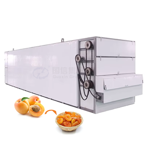 OEM High quality continuous apricot mesh belt <b>drying</b> <b>equipment</b> fruit processing apricot dryer - Product Image 1