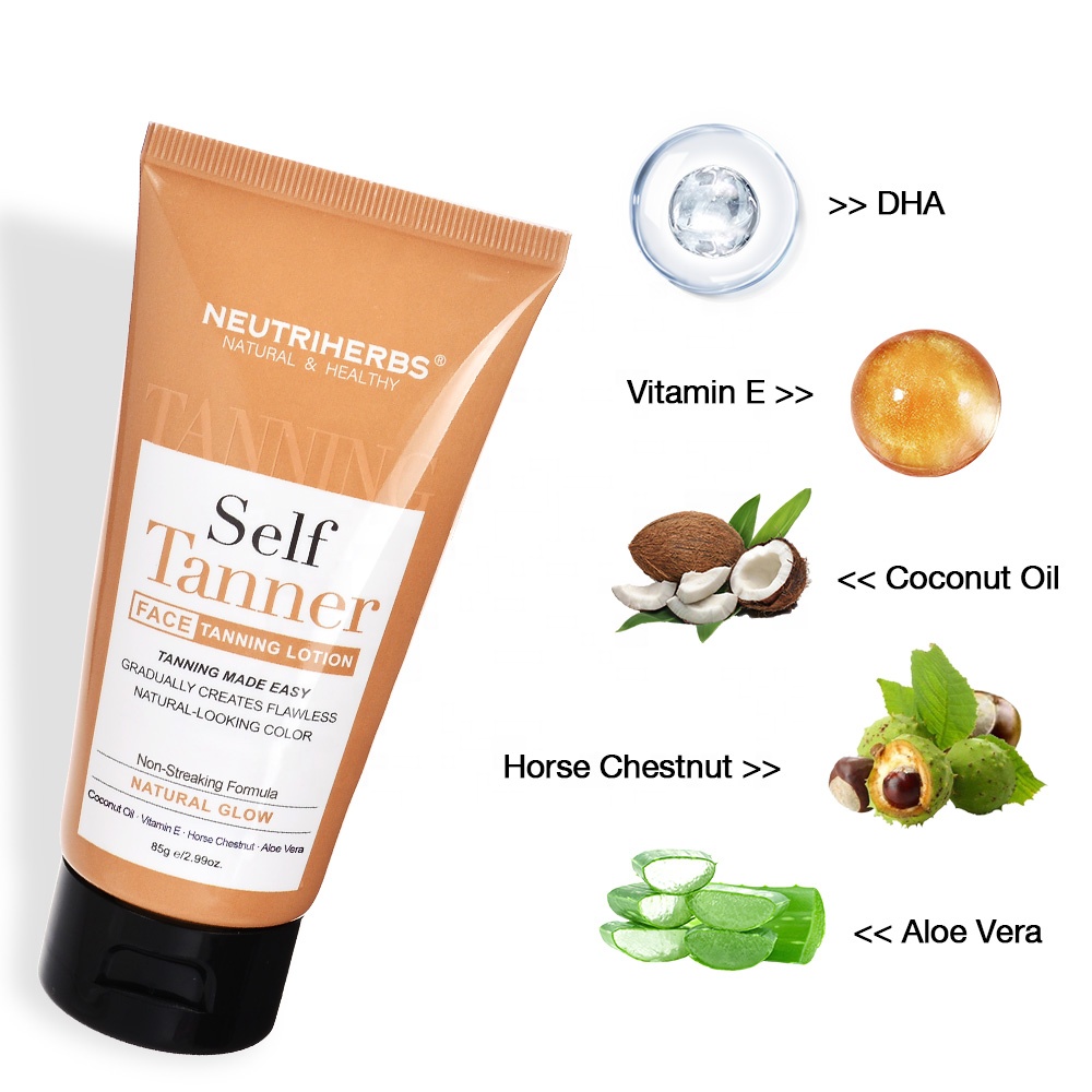 Индивидуальный новый продукт для самостоятельного загара лица, профессиональный домашний лосьон для загара с бронзовым свечением