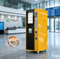 Distributeur automatique de café acceptant plusieurs devises, surveillance à distance