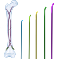 Kit d'instruments CANWELL pour clous élastiques en titane pour la fixation des fractures pédiatriques – Clous flexibles TEN pour la chirurgie orthopédique traumatique