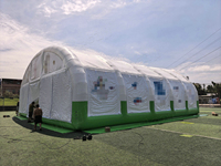 Grande Arche de Chapiteau Géant Portable Imperméable en PVC pour Événements Sportifs Extérieurs