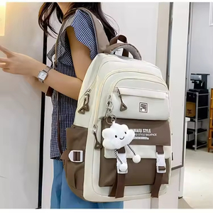 Students Schoolbag Fashionable <b>Waterproof</b> <b>Set</b> Custom Logo School Bags Student Backpack <b>Set</b> - Product Image 5
