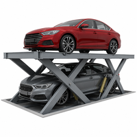 Système de stationnement intelligent à ciseaux pour extérieur, plateforme de stockage de véhicules sur terrain plat pour communautés et cours publiques