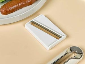 Plastik Saplı Mutfak Gereçleri Manuel Paslanmaz Çelik Rende İstiflenebilir Sebze Rende Seti El Koruyucu İle - Product Image 2