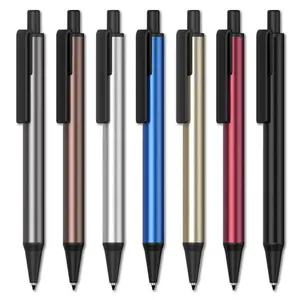 Creative Press Wholesale Customized Metal Ballpoint Pen With Logo Advertise Ball Pen