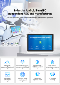 Buka bingkai tertanam komputer industri layar sentuh Ubuntu 27 Inch 1920x1080 untuk industri otomatisasi aplikasi CNC semua satu - Product Image 5