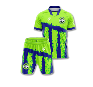 Uniformes de Fútbol Unisex Fabricados en Fábrica, Estampados, Manga Corta, Cuello en V, 100% Poliéster, Anti-UV, Secado Rápido, Ropa Deportiva - Product Image 5