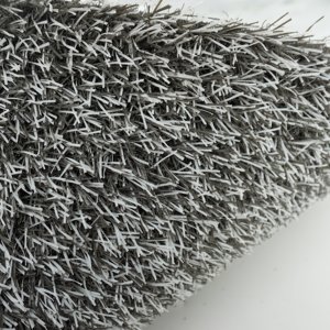 Tapis d'herbe artificielle gris-blanc pour jardin, pelouse artificielle douce, <span class=keywords><strong>gazon</strong></span> synthétique pour plusieurs scénarios - Product Image 3