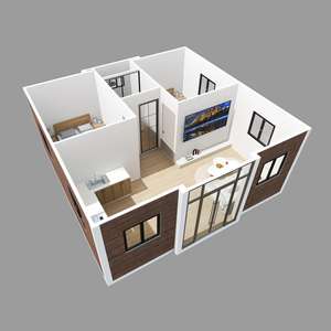 Maisons modulaires de luxe en conteneurs, isolées thermiquement, résistantes à l'humidité, villas préfabriquées, installation rapide des modules, garantie de 4 ans - Product Image 6