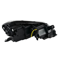 Phares à LED pour VW Passat B7 2012-2015, lentille de projecteur 70W, accessoires auto avec signal dynamique DRL, état neuf, feux de voiture