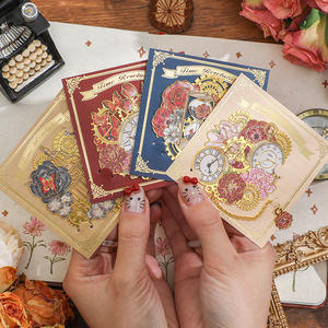 Jam Antik bunga pembatas buku logam dengan liontin rantai alat baca untuk guru teman hadiah ulang tahun penulis buku pecinta Klub - Product Image 4