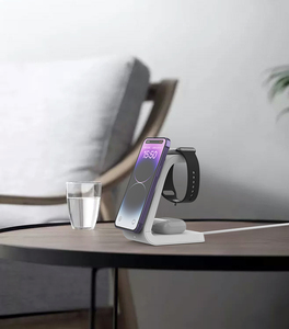 Chargeur sans fil <span class=keywords><strong>MFM</strong></span> 3 en 1 avec multifonction pour le chargement des airpods de l'iPhone + le chargement du téléphone + le chargement de l'Apple Watch - Product Image 6