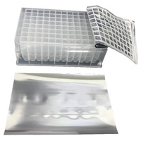 Film d'étanchéité plaque plastique de laboratoire couvercle de plaque à puits profond film de plaque PCR feuille d'étanchéité perforable film d'étanchéité thermique SBS