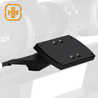 FOCUHUNTER R & R Red Dot Sight Adaptateur 21mm 35 Degrés Offset Optique Red Dot Base Plate R & R Spécifications Adaptateur Accessoires