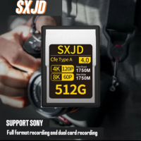 Carte mémoire professionnelle Cfexpress de type B jusqu'à 256 Go, 512 Go, 1 To, 2 To, qualité cinéma, vidéo 8K, stock disponible