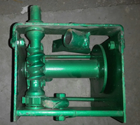 Compre un manivela manual con engranaje de tornillo sin fin, capacidad de 1 tonelada, manivela de tracción de alta resistencia, equipo industrial para manejo de materiales