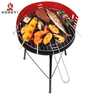 Parrilla Portátil de Carbón HONGYI para 3-5 Personas, Parrilla Plegable de Metal para Acampar al Aire Libre con Rejilla BQ03A2 - Product Image 3