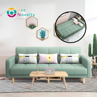 Antnovel Antnovel Canapé-lit 2 places rose Tissu pliable Polyvalent pour le salon Chambre à coucher Salle à manger Extérieur Hôtel Gym Utilisation extérieure