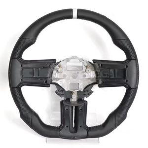 Volante de Coche de Fibra de Carbono y Cuero para <span class=keywords><strong>Mustang</strong></span> 2010-2014 V6/<span class=keywords><strong>EcoBoost</strong></span>/GT/Shelby, Volante de Fibra de Carbono Hidro - Product Image 4