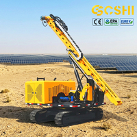 Vente en gros de piqueuses hydrauliques photovoltaïques à couple élevé pour les travaux de pieutage des fermes solaires agricoles