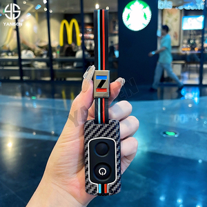 Nouvelle protection de coque de protection de boîtier de clé à distance en alliage pour YAMAHA Xmax 250 300 NMAX 125 Aerox 155 NVX155 Nvx <span class=keywords><strong>Mvx</strong></span> 55 porte-clés de moto - Product Image 5