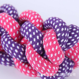 Juego de juguetes de cuerda de algodón para perros grandes, juguetes para masticar y limpiar los dientes, origen Zhejiang MQMS112 - Product Image 1