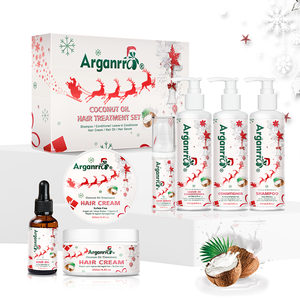 Conditionneur de shampooing à l'huile d'argan de marque privée et ensemble de produits capillaires conditionnant et hydratant les cheveux secs et abîmés - Product Image 1