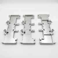 Plaque de refroidissement liquide en aluminium usinée CNC sur mesure OEM, bloc d'eau, dissipateur thermique, radiateur pour la gestion thermique des GPU et CPU des serveurs IA
