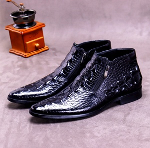 Chaussures habillées d'affaires pour hommes en cuir de vachette véritable haut de gamme, à lacets, respirantes, à bout fermé, motif floral, pour l'extérieur - Product Image 5