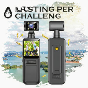 Nouvelle <span class=keywords><strong>caméra</strong></span> de sport mini 4K Wi-Fi CMOS <span class=keywords><strong>avec</strong></span> objectif rotatif à 180 degrés, anti-tremblement, pour vlogging et photographie, modèle 2025 - Product Image 3