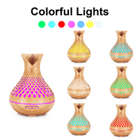 Humidificateur ultrasonique unique de 500 ml avec télécommande, diffuseur d'huiles essentielles, humidificateur d'air à brume froide