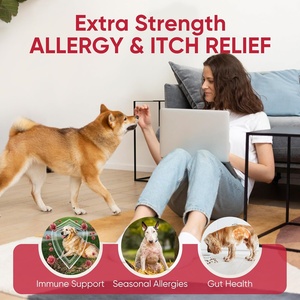 Chien <span class=keywords><strong>Allergies</strong></span> Soutien Doux À Mâcher Chien Démangeaisons Soulagement De La Peau Allergie Doux À Mâcher Suppléments Friandises Anti Itch Support pour Chiens - Product Image 6