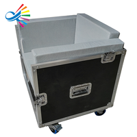 Goodcase – Ensembles de flight cases professionnels personnalisés en contreplaqué noir, mobiles, pour la location d'événements