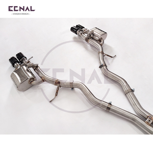 Escape Universal Profesional Ecnal Valvetronic para BMW E60 <span class=keywords><strong>E61</strong></span> <span class=keywords><strong>M5</strong></span> 5.0L 2003-2009, Acero Inoxidable SS304 con Válvula - Product Image 3