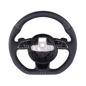 Pour Audi R8 carbone fond plat volant mise à niveau volant adapté pour Audi TT TTS TTRS R8 V8 <span class=keywords><strong>V10</strong></span> 2008-2019 - Product Image 6