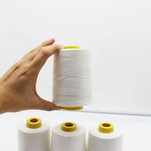 Wholesale High Tenacity 40/2 100% Cotton Yarn Sewing Threads for sewing machine