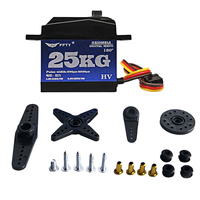 Servomoteur numérique à engrenages métalliques 25KG, haute performance, pour voitures RC, camions, bateaux, robots, 180 degrés, 25T, 4.8-6V, actionneur de direction