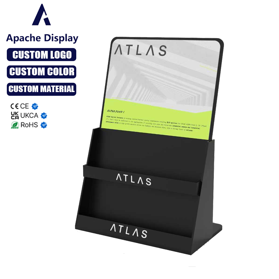 Apache Custom PVC Countertop Retail Makeup Display Stand for Beauty Salons, Luxury Cosmetic Boutiques and Pharmacy Counters — view 4