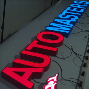 Aluminium kanal buchstabe mit LED-Licht buchstabe für Einladung schreiben