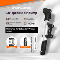 Mini pompe à vélo, pompe à air manuelle pour le cyclisme, gonfleur de pneus, valve Schrader Presta, accessoires de vélo, pompe à vélo VTT