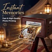 Professionele fotobooth kioskstand bruiloft retro draagbare DSLR houten vintage fotobooth voor het Midden-Oosten