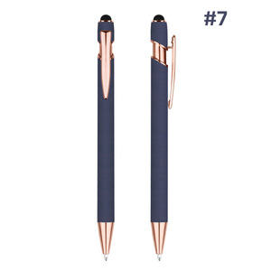 Sang trọng tùy chỉnh nhiều màu 1.0mm bằng văn bản Chiều rộng kim loại bút bi tinh tế mô hình & logo khắc chương trình khuyến mãi - Product Image 2