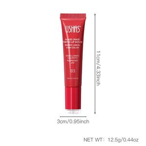 Rouge à lèvres liquide miniature et brillant à lèvres teinté de luxe, longue tenue, avec logo personnalisé, produits de beauté en gros pour femmes - Product Image 5