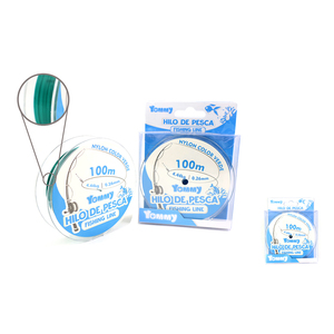 Fil de pêche en nylon tressé vert 0,26 mm * 100 m, fil PE flottant avec motif de filets de pêche pour ruisseaux/lacs/rivières - Product Image 2