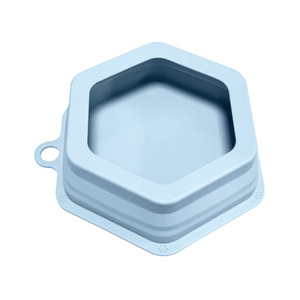 Tigela Dobrável Anti-Splash Portátil para Cães de Estimação em Silicone, Limpeza Fácil para Viagens ao Ar Livre - Product Image 1