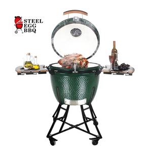 SEB KAMADO TB 24 pouces barbecue extérieur <span class=keywords><strong>Asador</strong></span> rouge carbone vert grils en céramique <span class=keywords><strong>l</strong></span> grils pour barbecue fumeur - Product Image 4