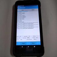 Terminal Portátil Industrial Resistente con Android 11.0, Escáner de Datos, S80, Escáner de Códigos de Barras 1D 2D, PDA con Lector de Huellas Dactilares