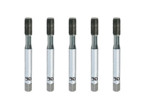 OSG OEM Al/Cu/Acier doux, Taraudeuse à fond de trou/à profondeur de perçage 1/4-20 <span class=keywords><strong>UNC</strong></span> H9 Mod Bottom 2.5P, revêtement TiCN, HY-PRO NRT HSS-CO, fabriquée au Japon - Product Image 1