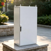 Boîtier de distribution électrique extérieur étanche en acier inoxydable avec serrure à clé